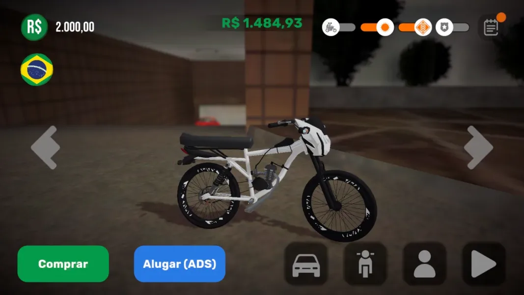 Elite Auto Brasil : Moto Grau — garagem com botoes comprar e alugar