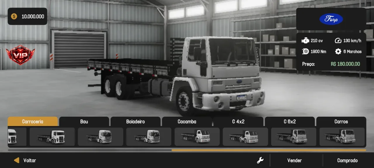 Global Truck Online — caminhao de 180 mil comprado na loja
