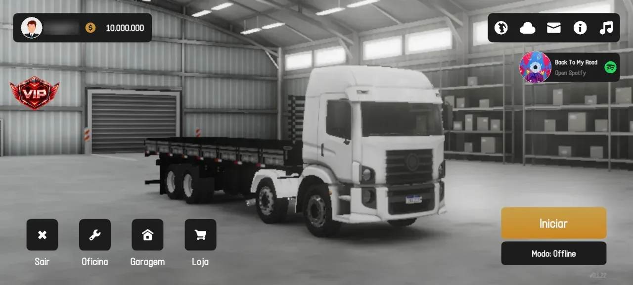 Global Truck Online — dinheiro infinito 10 milhoes na garagem