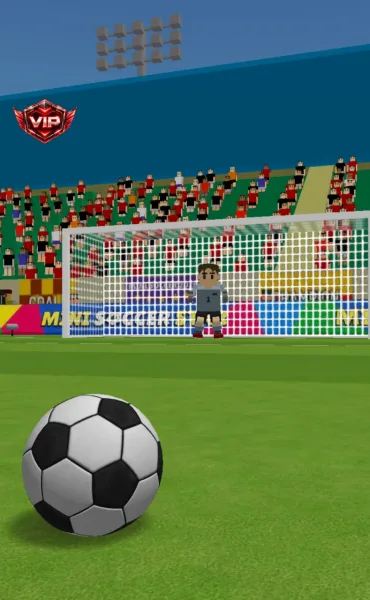 Mini Soccer Star - Futebol 26 — escolhendo onde bater na bola