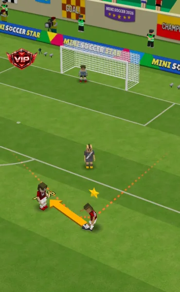 Mini Soccer Star - Futebol 26 — passe para o companheiro