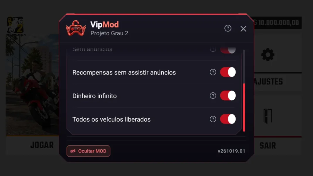 Projeto Grau 2 — menu mod