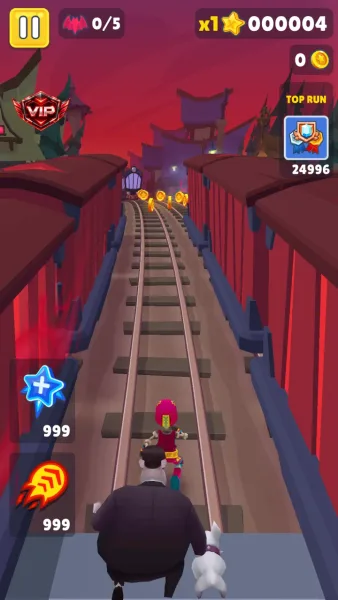 Subway Surfers — fugindo do inspetor na transilvania