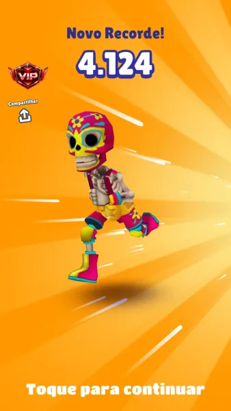 Subway Surfers — novo recorde de 4124 pontos